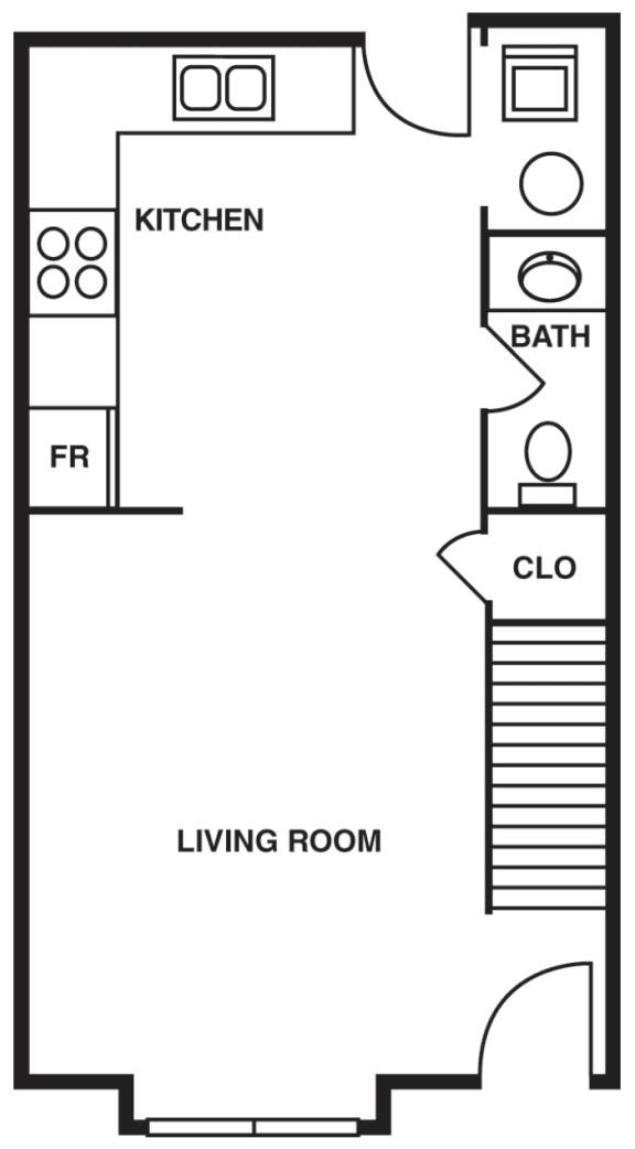 Floor Plans of Evergreen Townhomes in Gardner, KS